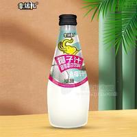幸运儿椰子汁植物蛋白饮料280克