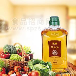 星河头道鲜榨花生油厂家招商900ml