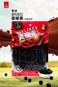 享乐吧浓香麦丽素巧克力味方便休闲小零食