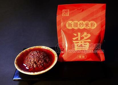 新疆炒米粉調(diào)料醬包100g 工廠批發(fā)新疆特色炒米粉醬