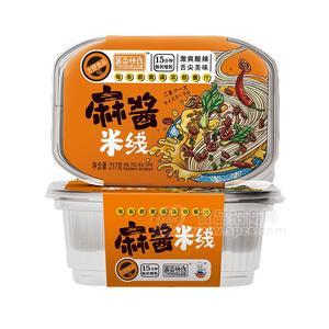 舌尖快線麻 醬米線自熱方便食品217g