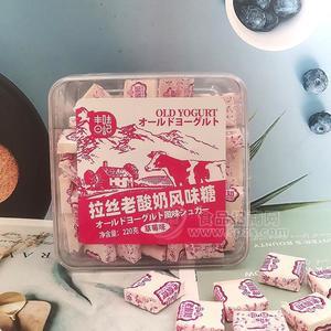 豐味日記拉絲老酸奶風(fēng)味糖草莓味220克
