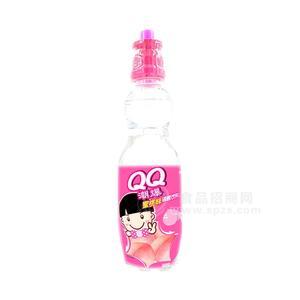 QQ潮爆蜜桃味碳酸飲料250mL