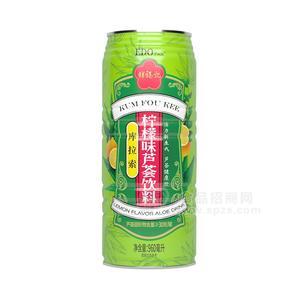 錦福記檸檬味蘆薈飲料490mL