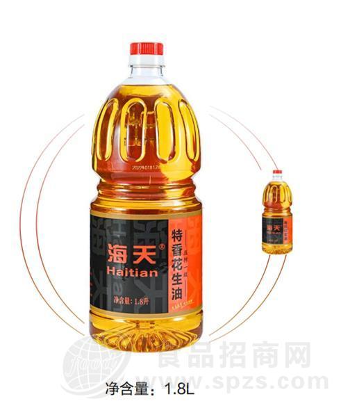 1.8升海天特香花生油