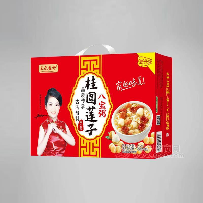 三元益舒桂圓蓮子八寶粥方便食品方便粥禮盒裝招商