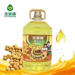 玉金香非转基因一级大豆油5L