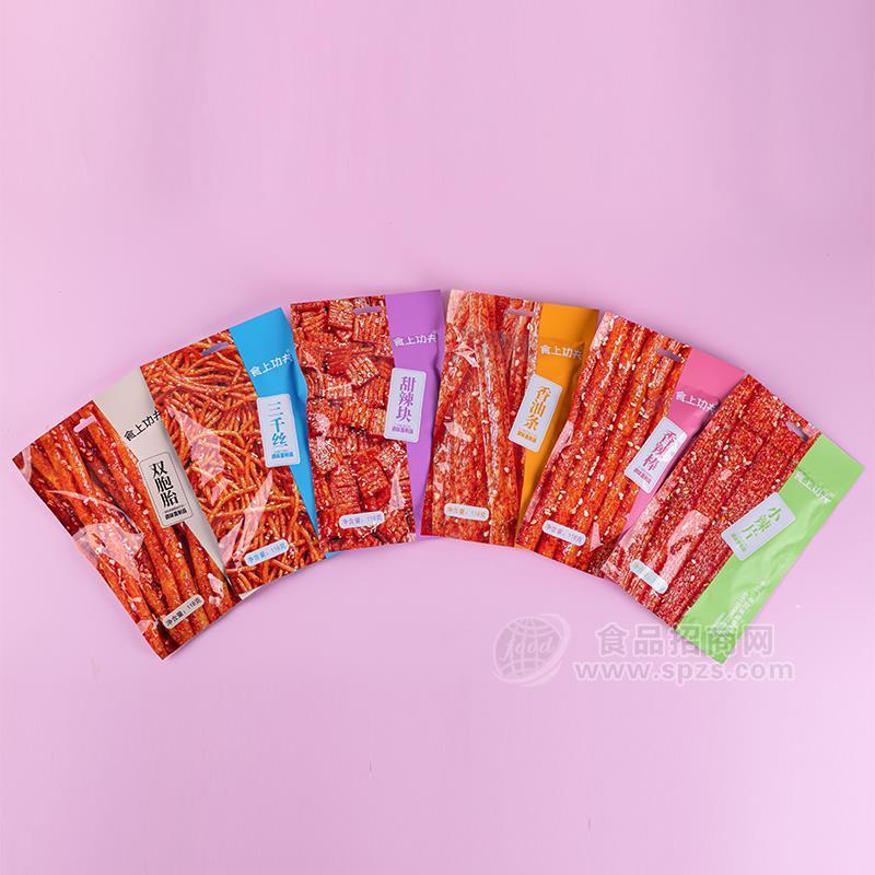 食上功夫袋装辣条辣棒辣片系列招商118g