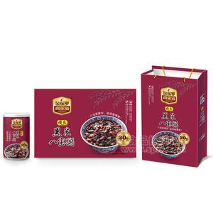 金保羅黑米八寶粥禮盒裝方便食品方便粥招商320g