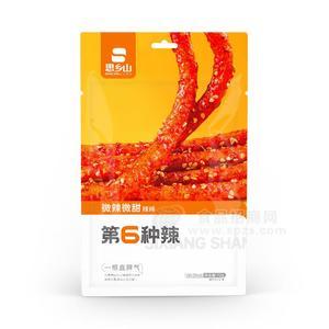 思鄉(xiāng)山第6種辣微辣微甜辣棒調(diào)味面制品袋裝招商72g