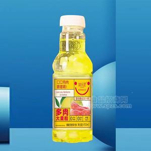 简乐派蜂蜜柚子复合果汁饮料多肉大果粒450mL