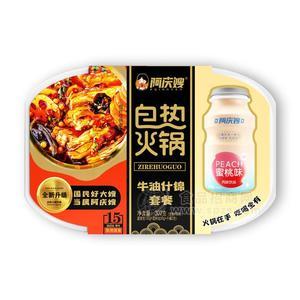 阿慶嫂牛油什錦套餐自熱火鍋方便食品302g