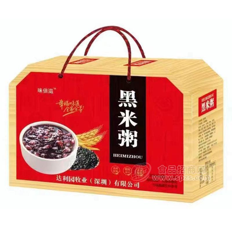 味倍滋黑米粥方便粥礼盒装320克