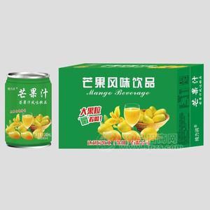 纯力润芒果汁芒果风味饮品240ml