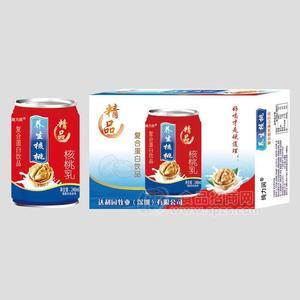 純力潤(rùn)核桃乳養(yǎng)生核桃復(fù)合蛋白飲品箱裝飲料240ml