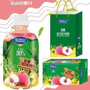 完达山蜜桃复合果汁饮料350ml