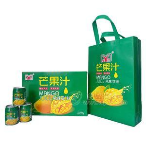 蜜園芒果汁風(fēng)味飲料手提禮盒裝240mlx16罐