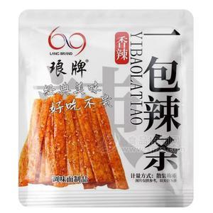 瑯牌一包辣條香辣味調(diào)味面制品休閑小零食散裝稱重