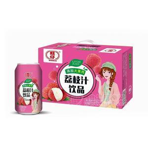 旺仔果粒荔枝汁飲品果汁飲料310ml