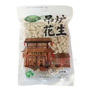 花生天地蒜香味吊爐花生休閑食品408g