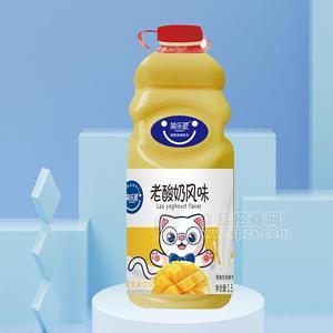 簡樂派發(fā)酵乳飲料老酸奶風(fēng)味芒果乳味飲料1.5L