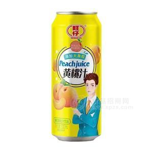 旺仔果粒黃桃汁飲品果汁飲料500ml