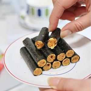 喜啰啰蛋卷海苔棒休闲食品实拍图招商