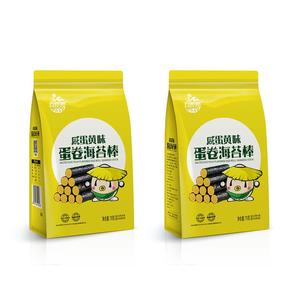 喜啰啰咸蛋黄味蛋卷海苔棒休闲食品70g