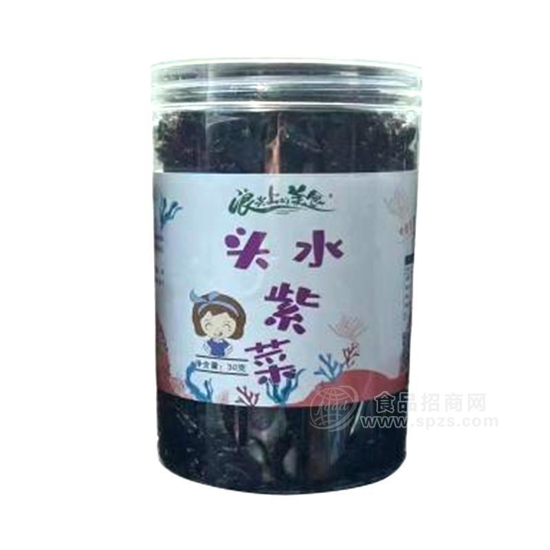 浪尖上的美食头水紫菜罐装30g