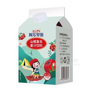 阿爾卑斯山楂果汁山楂復(fù)合果汁飲料500ml