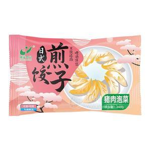 隆泰食品蒸煎餃豬肉泡菜日式煎餃子低溫食品240g