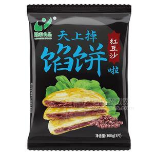隆泰食品红豆沙馅饼3片袋装招商300g