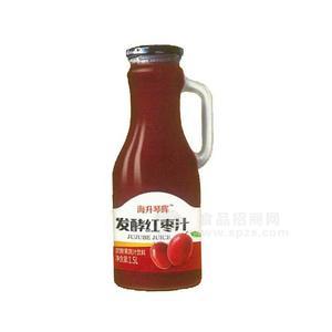 海升琴晖发酵红枣汁饮料玻璃瓶装招商1.5L