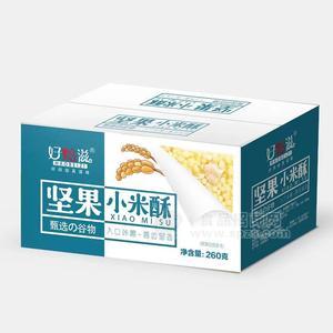 好焙滋堅果小米酥膨化食品260g