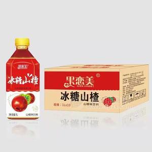 果恋美冰糖山楂味饮料果味饮料1LX10瓶