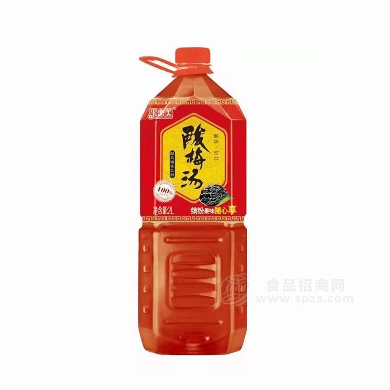 果戀美酸梅湯果味飲料2L