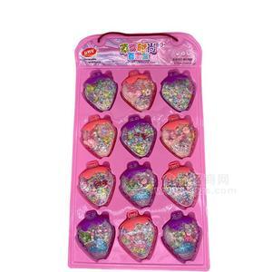 益智星草莓百宝箱女生首饰盒糖玩儿童糖果玩具