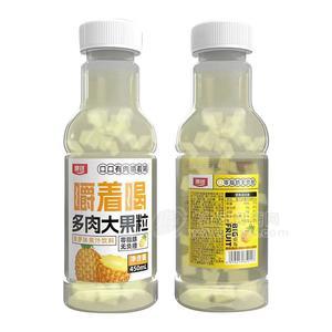 澳进菠萝味果汁饮料多肉大果粒饮料450ml