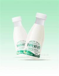 现代鲜语发酵酸奶哈密瓜牛奶金钻装350ml.jpg