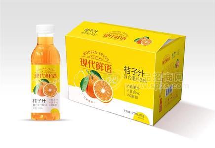 現(xiàn)代鮮語橘子汁果汁450ml