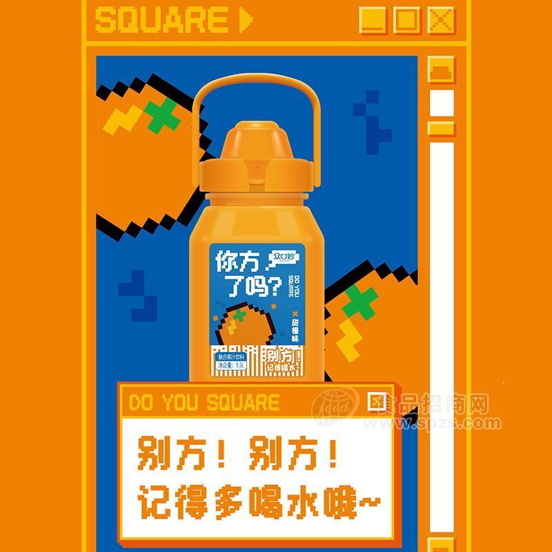 众口妙你方了吗芒果甜橙味复合果汁饮料招商1.5L