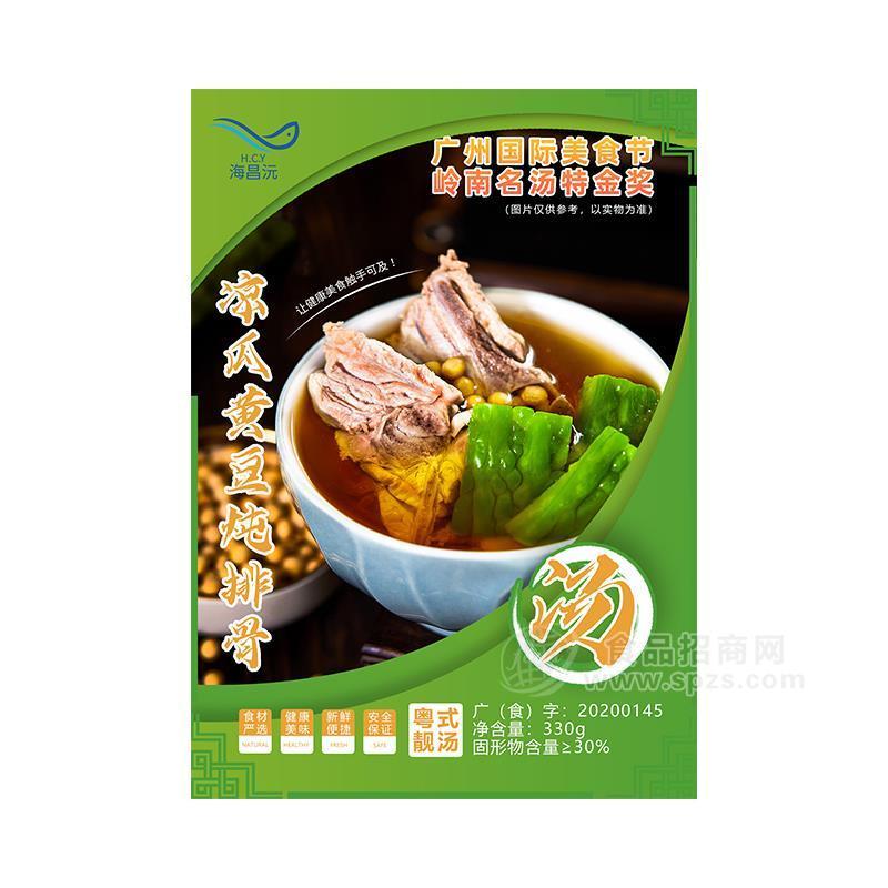 ·海昌沅凉瓜黄豆粉炖排骨预制菜330g 