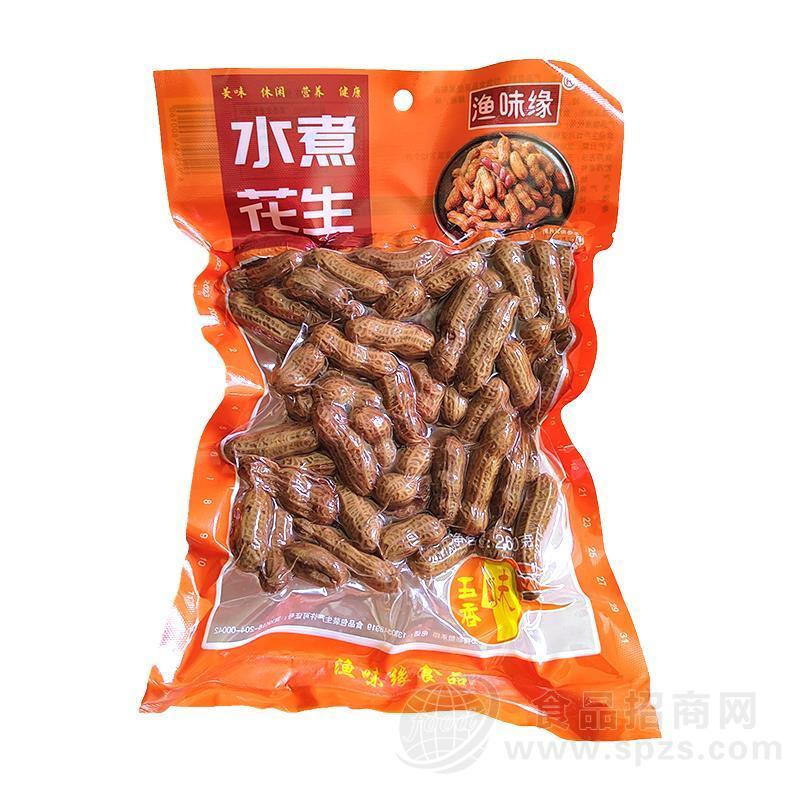 ·渔味缘五香味带壳水煮花生休闲食品招商 