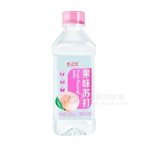 水之炫蜜桃味无汽苏打果味饮料无糖苏打水350ml