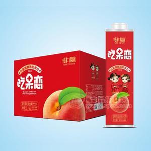 非贏吃果戀黃桃果粒復合果汁飲料1.5LX6瓶