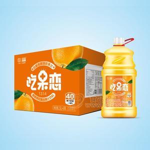 非赢吃果恋香橙果粒复合果汁饮料2.5LX6瓶