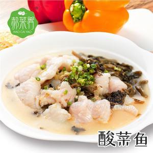 郝菜肴外卖预制菜供应商批发食堂半成品菜酸菜鱼速食快餐便捷菜