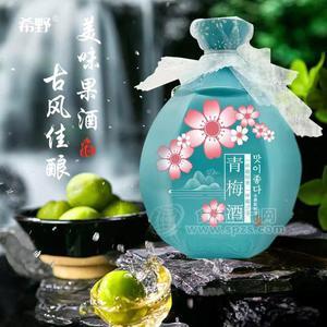 希野花果酒青梅酒水果配制酒500ml