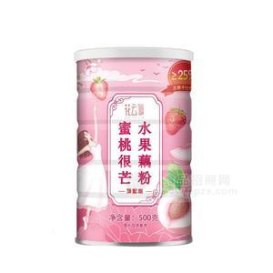 花云仙蜜桃很芒水果藕粉沖調食品招商500g