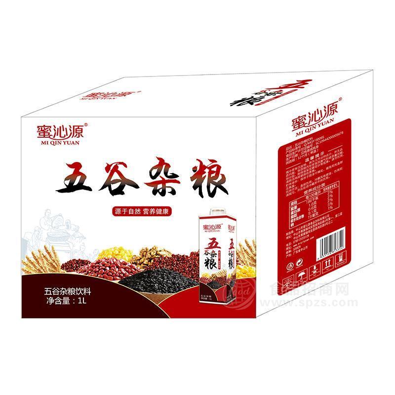 蜜沁源五谷杂粮饮料谷物饮品1L